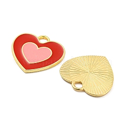 Eco-Friendly Alloy Enamel Pendants&nbsp;ENAM-M061-03G
