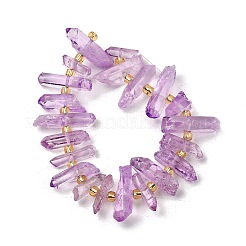 Natural Quartz Crystal Beads Strands&nbsp;G-F800-C20