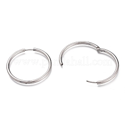 Tarnish Resistant 201 Stainless Steel Huggie Hoop Earrings&nbsp;EJEW-O095-02E