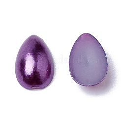 ABS Plastic Imitation Pearl Cabochons&nbsp;SACR-R749-8x5mm-Z47