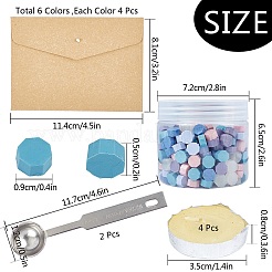 Sealing Wax Beads Wax Seal Kit&nbsp;DIY-CP0003-46C