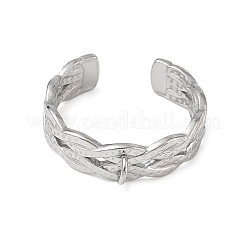 Braided 304 Stainless Steel Finger Rings Components&nbsp;SA-CBA45D5-16P