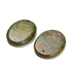 Natural Unakite Pendants&nbsp;G-K353-06C