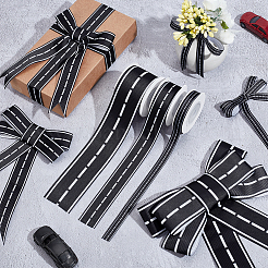 3 Rolls 3 Styles Polyester Ribbons&nbsp;OCOR-WH0120-53