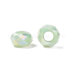 Imitation Jade Glass European Beads&nbsp;GPDL-N005-B14mm-A02