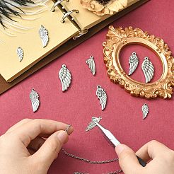 10Pcs 5 Styles 304 Stainless Steel Pendants&nbsp;STAS-CJ0003-46