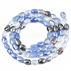 3 Strands Electroplate Glass Beads Strands&nbsp;EGLA-PA0001-25B