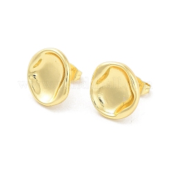 Rack Plating Brass Stud Earring&nbsp;EJEW-C078-01D-G