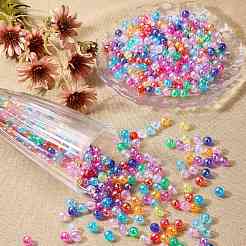 140G UV Plating Transparent Acrylic Beads&nbsp;OACR-SZ0001-54