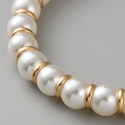 Round Plastic Imitation Pearl Anti-Loose High Heel Shoelaces&nbsp;AJEW-WH20054-118G