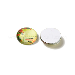 Christmas Ornaments Half Round/Dome Christmas Photo Glass Cabochons&nbsp;GGLA-A002-14mm-KK