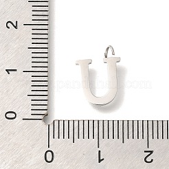 304 Stainless Steel Micro Pave Cubic Zirconia Pendants&nbsp;STAS-H228-06P-U