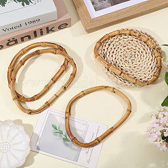 Bamboo Stick D Ring Bag Handles&nbsp;LS-PURS-WH0816-004