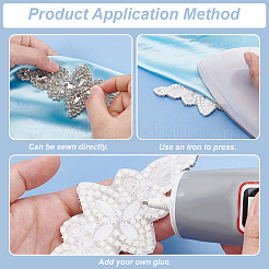 Flower Glass Rhinestone Patches&nbsp;FIND-FG0003-32