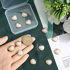 16Pcs Alloy Acrylic Pendants&nbsp;FIND-SP0002-28