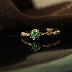 Simple Style Fashionable Personality 925 Sterling Silver Pave Cubic Zirconia Finger Rings&nbsp;FS-WG6A085-01