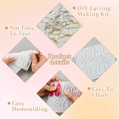 DIY Teardrop Earring Kits&nbsp;DIY-YW0012-77