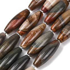 Natural America Picture Jasper Beads Strands&nbsp;G-L654-G03-01