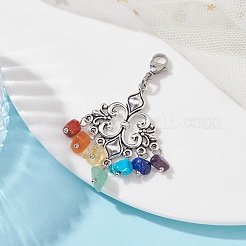 Tibetan Style Alloy Pendant Decorations&nbsp;HJEW-JM01291-02