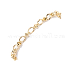 Brass Oval Link Chain Bracelets for Women&nbsp;BJEW-JB12678