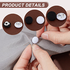 100Pcs 2 Colors 1-Hole Aluminum Buttons&nbsp;DIY-NB0010-26