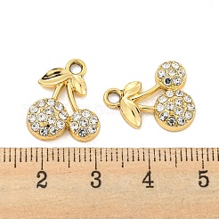 UV Plating Alloy Rhinestone Pendants&nbsp;ALRI-C009-04G