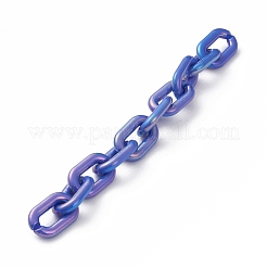 Handmade Opaque Acrylic Cable Chains&nbsp;AJEW-JB00853-02