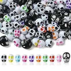130Pcs 3 Styles Craft Style Acrylic Beads&nbsp;OACR-FS0001-69