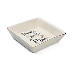 Porcelain Jewelry Holder Tray&nbsp;AJEW-G032-01B