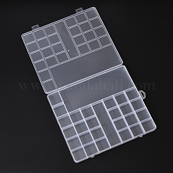 Transparent Plastic Bead Containers&nbsp;CON-YW0001-17