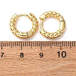 Brass Hoop Earrings&nbsp;EJEW-K267-23G