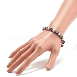 Handmade Polymer Clay Beaded Stretch Bracelets&nbsp;BJEW-JB07770