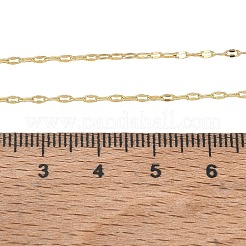 1.5MM Brass Dapped Chain Necklaces for Women&nbsp;KK-CBA4FD4-14G