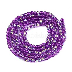 Transparent Glass Beads Strands&nbsp;LS-EGLA-N028-01A-A03