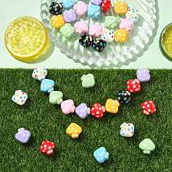 40Pcs 8 Colors Opaque Acrylic Beads&nbsp;OACR-CJ0002-76