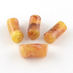Tube Imitation Gemstone Acrylic Beads&nbsp;OACR-R045-M