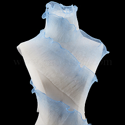 5Yards Polyester Pleated Lace Trim Ribbon&nbsp;OCOR-GF0004-84D