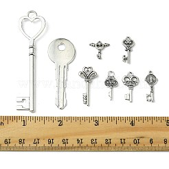 40Pcs 8 Styles Tibetan Style Alloy Pendants&nbsp;TIBEP-FS0001-44