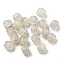 Transparent Crackle Glass Beads Strand&nbsp;GLAA-D012-01D
