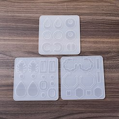 Food Grade Earring DIY Silicone Pendant Molds Kits&nbsp;PW-WG51666-03