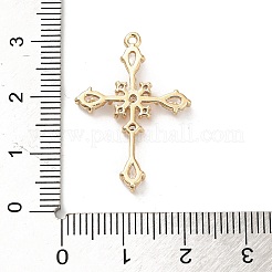 Brass Micro Pave Cubic Zirconia Pendants&nbsp;KK-P301-03D-G