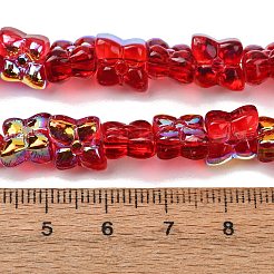 Transparent Glass Beads Strands&nbsp;GL-CBAAE04-02