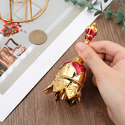 1Pc Alloy Enamel Hand Call Bell Displcy Decorations&nbsp;AJEW-GF0012-22