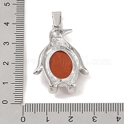 Natural Red Jasper Pendants&nbsp;G-A224-02P-06