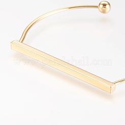 Brass Cuff Bangle&nbsp;BJEW-P168-F12
