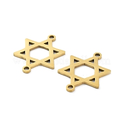 Ion Plating(IP) 201 Stainless Steel Connector Charms&nbsp;STAS-A090-23G