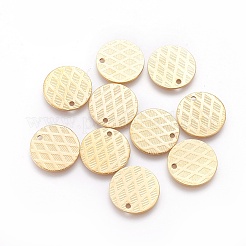 Ion Plating(IP) 304 Stainless Steel Charms&nbsp;STAS-E455-05G-15mm