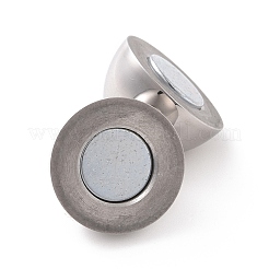 Tarnish Resistant 304 Stainless Steel Magnetic Clasps with Glue-in Ends&nbsp;STAS-Q151