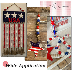 600Pcs 3 Colors Natural Wood Beads&nbsp;WOOD-SC0002-44B