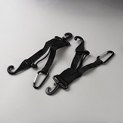 2Pcs Iron with Oxford Cloth Equipment Hook&nbsp;AJEW-WH0314-769